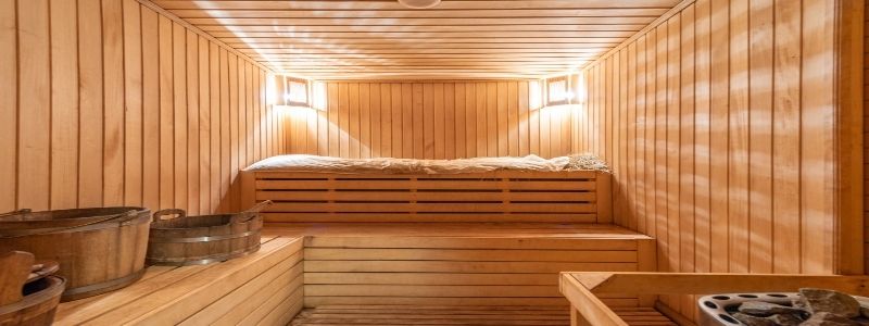 Sauna nach Implantat